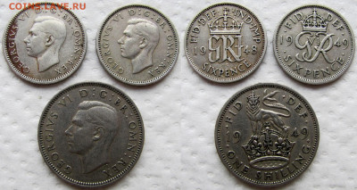 Великобритания, 1910-1967 (17 монет). До 11.01.26 - 4