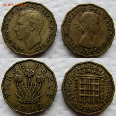 Великобритания, 1910-1967 (17 монет). До 11.01.26 - 3