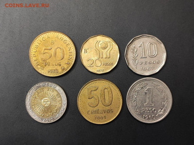 Аргентина 6 монет до 12 января 2026 года в 22.00 - photo_2026-01-04_17-46-46