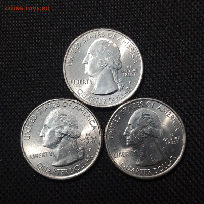 США 25 центов Парки ТРИ МОНЕТЫ В ЛОТЕ До 13.01 - 20250920_223610