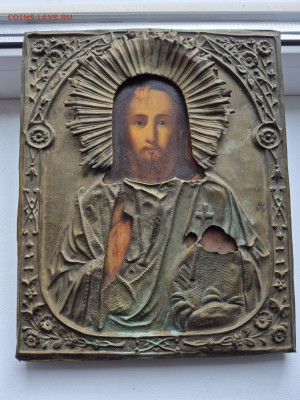 Старинная икона Господь Вседержитель 27х22см. до 10.01. - 20250928_150006