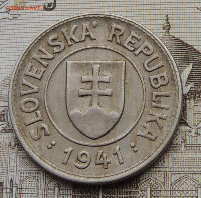 Словакия 1 крона 1941 до 11.01.2026 - Словакия 1 крона 41 .JPG