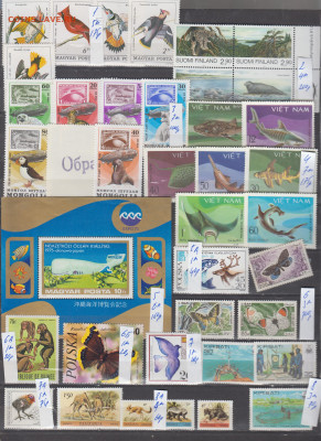 Марки мира Фауна 1 чистые по фиксу - 1-0