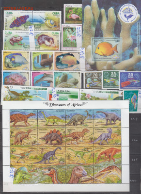 Марки мира Фауна 1 чистые по фиксу - 7-0