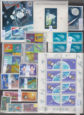 марки мира космос 1 чистые по фиксу - 5-0