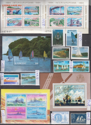 марки мира корабли чистые по фиксу - 7