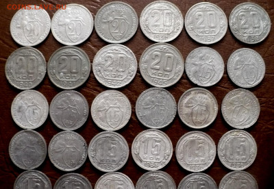 1,3,10,15,20 копеек 1928-57года(47монет) до 14.01.2026г. - 11zon_cropped (1)