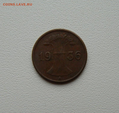 Германия 1 рейхспфенниг 1936 г. "А" до 15.01.26 - DSCN0443.JPG