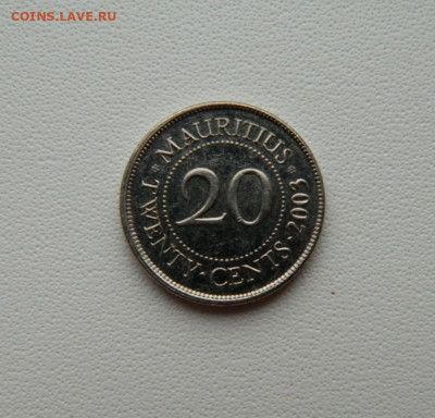 Остров Маврикий 20 центов 2003 г. С рубля! до 15.01.26 - DSCN0425.JPG