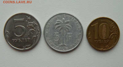 Бельг. Конго (Руанда-Урунди) 5 франков 1958г.С рубля! до 15. - DSCN0398.JPG