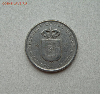Бельг. Конго (Руанда-Урунди) 5 франков 1958г.С рубля! до 15. - DSCN0400.JPG