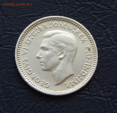 3 пенса 1945 года Австралия - DSCN1611.JPG