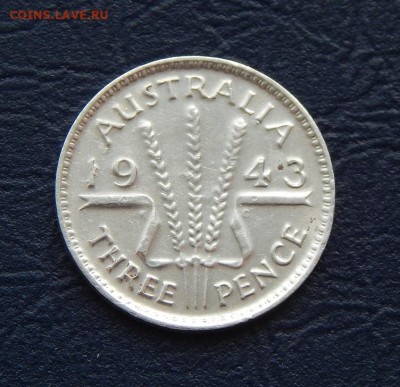 3 пенса 1945 года Австралия - DSCN1604.JPG