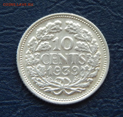 10 центов 1939 года Нидерланды - DSCN1616.JPG