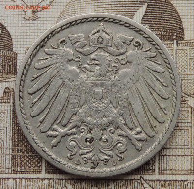 Германия 5 пфеннигов 1909 до 18.01.2026 - Германия 5 пфеннигов 1909 .JPG