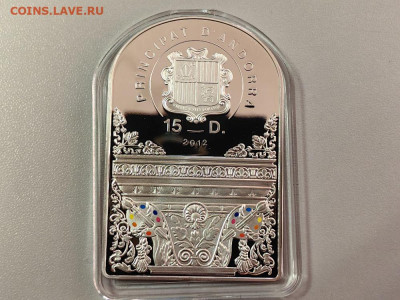 15дин 2012 Андорра, Боттичелли Мадонна с млад и ангелами, Ag - Ф Ренесанс Боттичелли-3