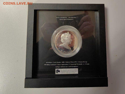 О-ва Кука 20дол 2009 Бедный поэт Карл Шпицвег, Ag999, до 18 - Х 2009 Бедный поэт-5