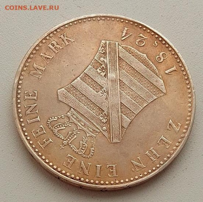 Саксония, 1 талер 1824 до 15.01.26 в 22.00. - IMG_20260112_131948