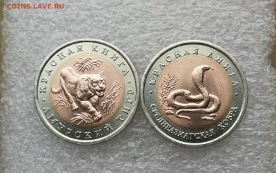 10 руб 1992г красная книга тигр и кобра до 18.01 в 22-00 - IMG_20251025_105124