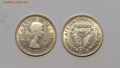 Британская Южная Африка 3 пенса 1956 г - 15.01 - IMG_20260111_181443
