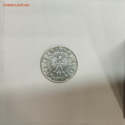 5 злотых 1935г. Пилсудский, до 17.01.26г. - IMG_20260112_163113