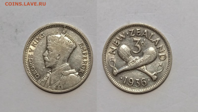 Новая Зеландия 3 пенса 1936 г Георг V №2 - 15.01 - IMG_20260111_181409
