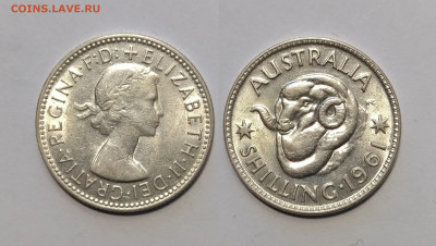 Австралия шиллинг 1961 г Елизавета II - 15.01 - IMG_20260111_174818