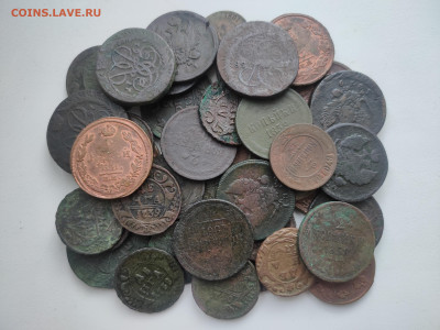 Лот медных монет (43 шт) - 17