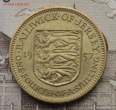 Джерси ¼ шиллинга 1957 до 18.01.2026 - Джерси ¼ шиллинга 57.JPG