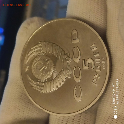 5 рублей 1987 года ПРУФ в коллекцию - 19.01. до 22.00 - 1768317858882