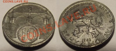 >Оккупация< Богемия и Моравия 10 хелер 1942 до 03.03.12 17:0 - Богемия и Моравия_10_хелер_42