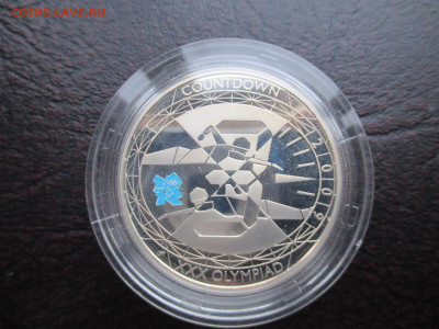 Великобритания Олимпиада в Лондоне 5 фунтов 2009 год серебро - IMG_0094.JPG