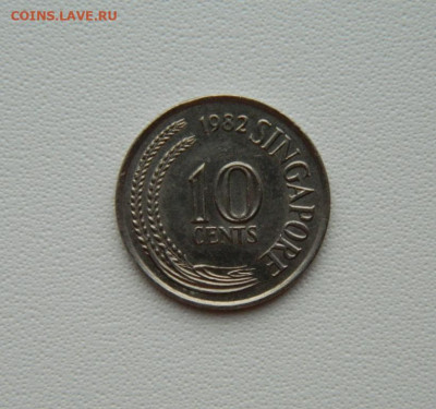 Сингапур 10 центов 1982 г. (Фауна) С рубля! до 19.01.26 - DSCN0497.JPG
