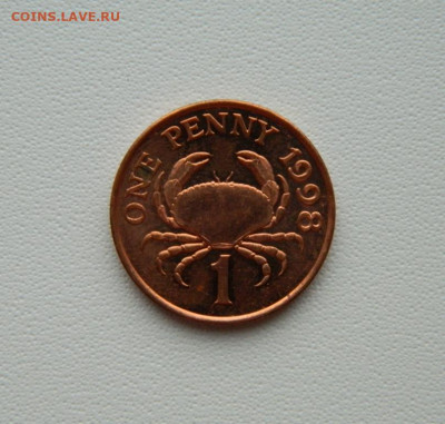 Остров Гернси 1 пенни 1998 г. (Фауна) С рубля! до 19.01.26 - DSCN0488.JPG