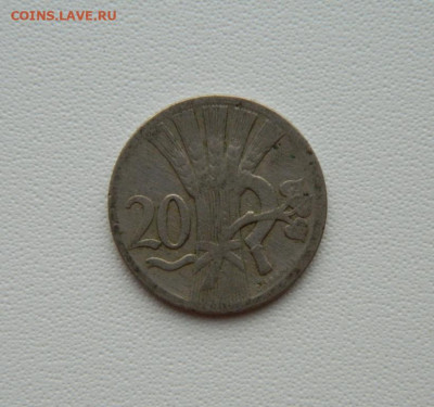 Чехословакия 20 геллеров 1926 г. С рубля! до 19.01.26 - DSCN0490.JPG