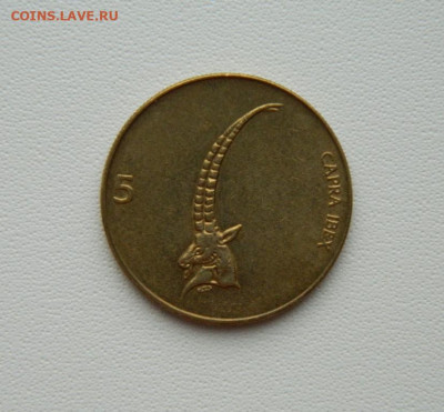 Словения 5 толаров 1994 г. (Фауна) С рубля! до 19.01.26 - DSCN0473.JPG