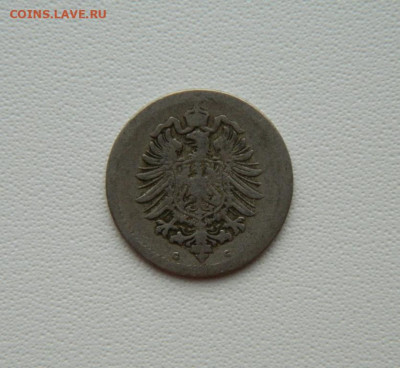 Германия 5 пфеннигов 1875 г. "G" С рубля! до 19.01.26 - DSCN0481.JPG