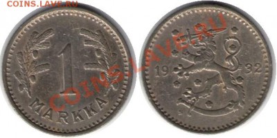 >L< Финляндия 1 марка 1932 до 03.03.12 17:00 - Финляндия_1_марка_32