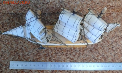 Сувенир макет парусника "Севастополь" - P1830907.JPG