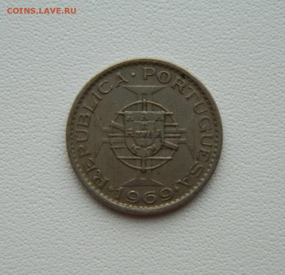 Португальская Ангола 2,5 эскудо 1969 г. С рубля! до 20.01.26 - DSCN0491.JPG