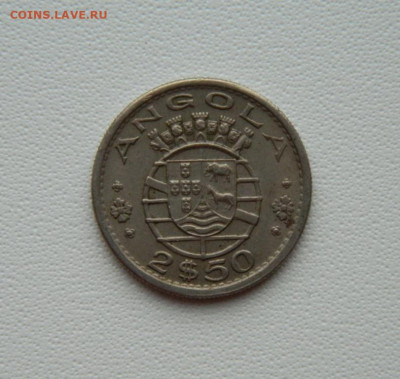 Португальская Ангола 2,5 эскудо 1969 г. С рубля! до 20.01.26 - DSCN0492.JPG