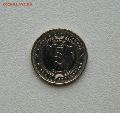 Босния и Герцеговина 5 фенигов 2013 г. С рубля! до 20.01.26 - DSCN0495.JPG