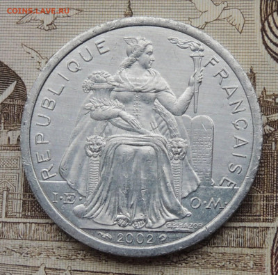 Новая Каледония 2 франка 2002 до 18.01.2026 - Новая Каледония 2 франка 2002 .JPG