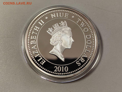 2 доллара 2010 Ниуэ Высоцкий, Ag999, до 21.01 - Ю Высоцкий-3