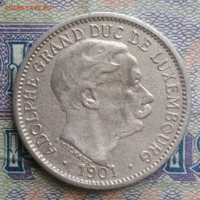 Люксембург 10 сантимов 1901 года до 19.01.2026 - IMG_20260114_164826