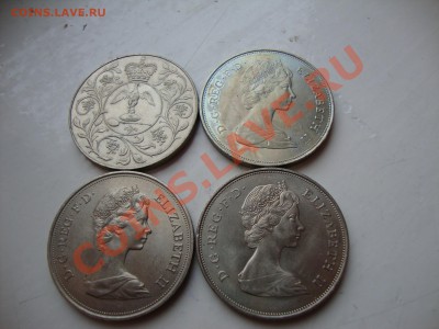 Монеты кронового размера (шайбы) - 4x25New-Pence-01.JPG