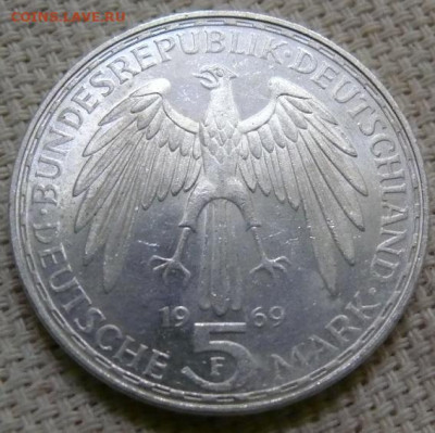 ФРГ 5 марок 1969  F - Герхард Меркатор - P1430222.JPG