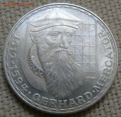 ФРГ 5 марок 1969  F - Герхард Меркатор - P1430221.JPG
