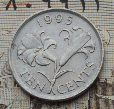 Бермуды 10 центов 1995 до 21.01.2026 - Бермуды 10 центов 95.JPG
