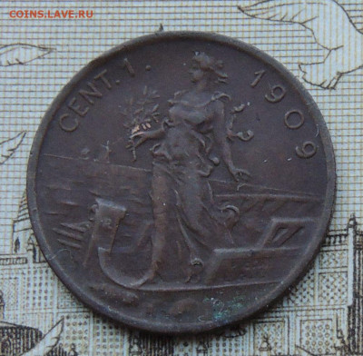 Италия 1 чентезимо 1909 до 21.01.2026 - Италия 1 чентезимо 1909.JPG
